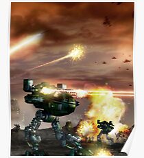 Mech-Schlacht Poster