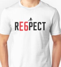 RE6PECT Shirt - Black Text Unisex T-Shirt
