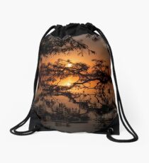 Cypress filtered Sunset Drawstring Bag