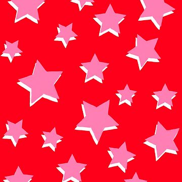 Pink Stars Sticker for Sale by sydneyw31  Preppy stickers, Star stickers,  Pink stars