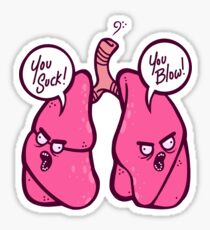 Angry Lungs Sticker