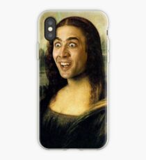 Nicolas Cage/Mona Lisa iPhone Case