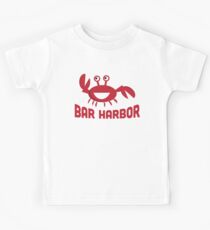 Bar Harbor T-shirt - Funny Red Crab Kids Tee
