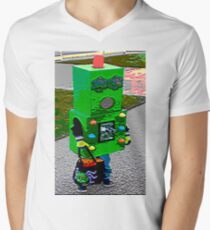 Robot Fashionista Men's V-Neck T-Shirt