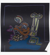 Night Drawings #B15 - King Minos... Poster