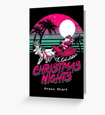 Christmas Nights Greeting Card