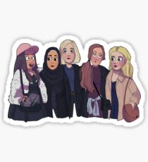 The girl squad from SKAM Sticker