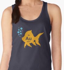 Periodic Table Elemental Gold Fish Women's Tank Top