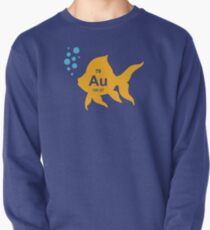 Periodic Table Elemental Gold Fish Pullover Sweatshirt