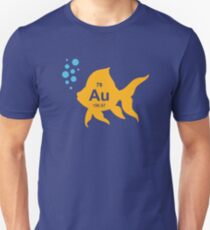 Periodic Table Elemental Gold Fish Unisex T-Shirt