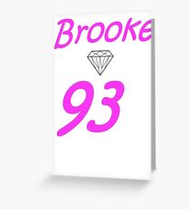 Tarjeta de felicitación Ally Brooke Merch