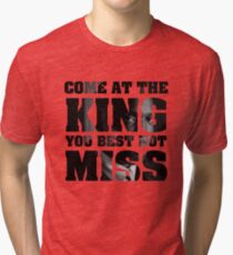 Omar Little - The Wire - Come at the king Tri-blend T-Shirt