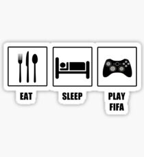Pegatina COMER DORMIR JUEGA FIFA