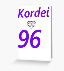 Tarjeta de felicitación Normani Kordei Merch