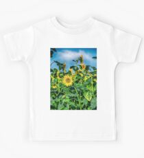 Sunflower Field Kids Tee