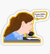 Dunder Mifflin, this is Pam. Sticker