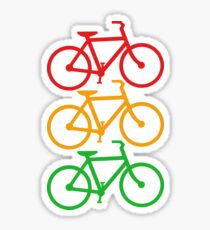 Traffic Light Bicycles Sticker