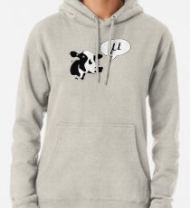 Scientific Cow Goes Mu Pullover Hoodie