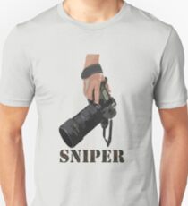 Sniping - photographer-style! Unisex T-Shirt