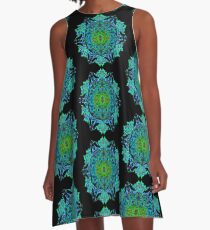 Psychedelic Mandala A-Line Dress