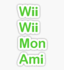 Wii Wii Mon Ami Sticker
