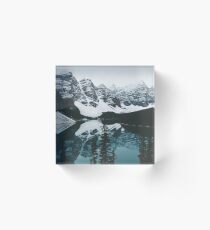 moraine lake Acrylic Block