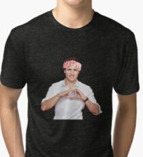 Justin Trudeau Flower Crown Tri-blend T-Shirt