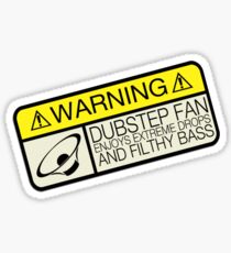Dubstep Warning Sticker