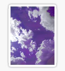 Purple sky Sticker