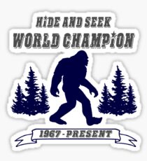 Big Foot Hide and Seek Sticker