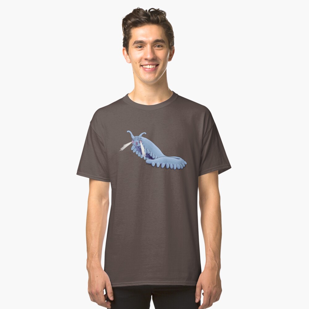 Blue Onychophora velvet worm Classic T-Shirt