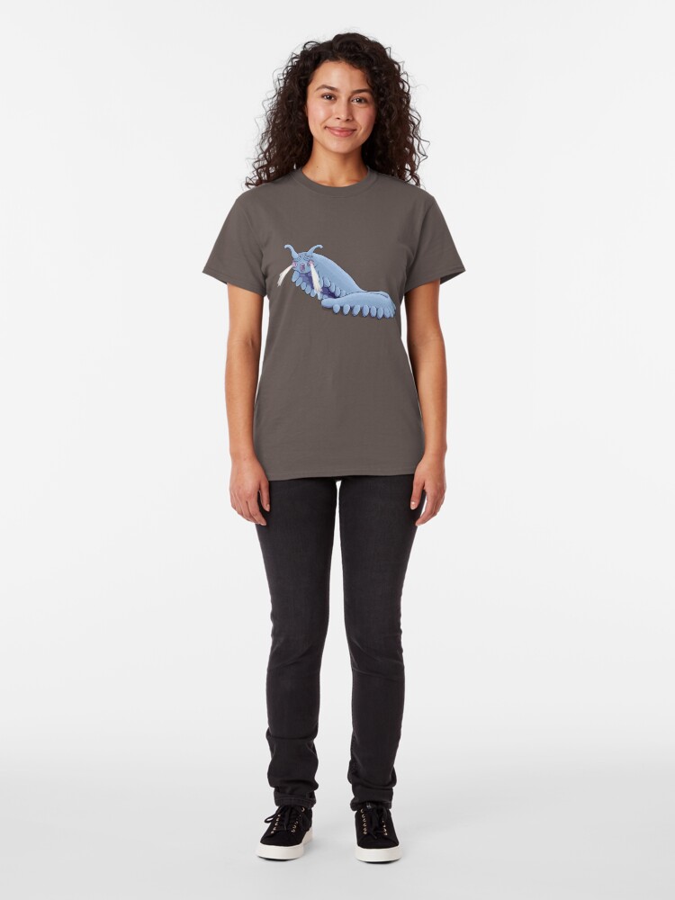 Alternate view of Blue Onychophora velvet worm Classic T-Shirt