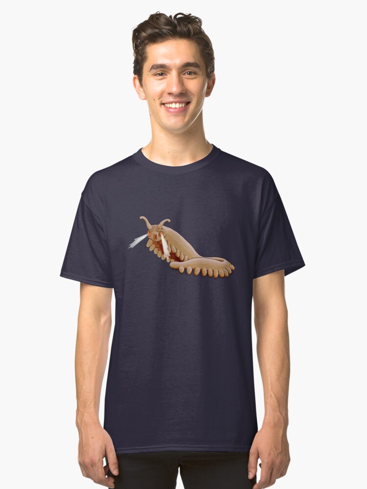 Alternate view of Brown Onychophora velvet worm Classic T-Shirt