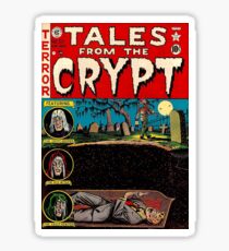 Fear of Being Buried Alive comic book cover Horror Comics Sticker