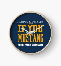 Ford Mustang Clock