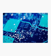Circuit board background. Photographic Print