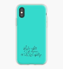 words of a wise man iPhone Case
