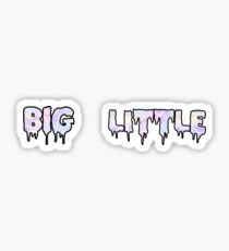Big Little paint drips Sticker