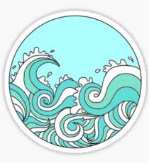 Waves Sticker