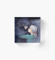 Howls Moving Castle Acrylic Block