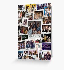 Tarjeta de felicitación Fifth Harmony Vintage Shots