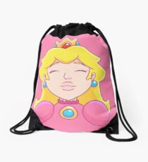 Princess Peach Drawstring Bag