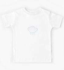 sad rainy cloud Kids Tee