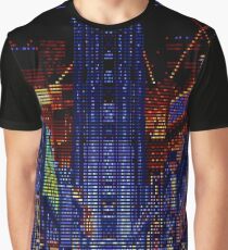 New Kobe City pixels and scanlines Graphic T-Shirt