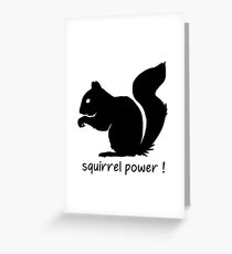Squirrel Power! Greeting Card