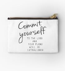 Christian quote Studio Pouch