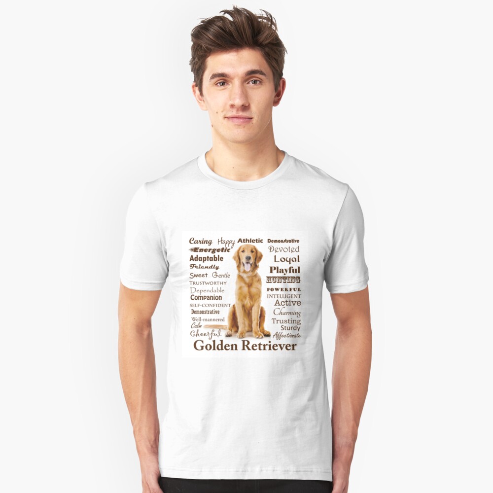 t shirt golden retriever