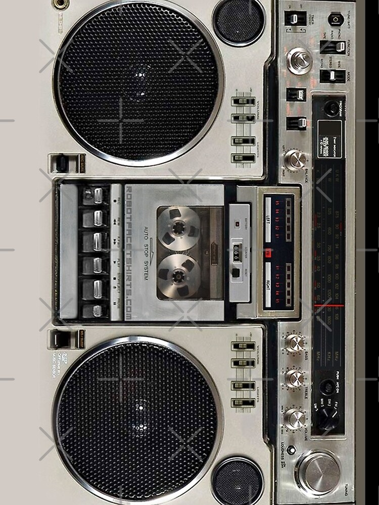Vintage 80s Boombox Ghettoblaster by robotface