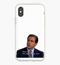 Michael Scott - Warum bist du so, wie du bist? iPhone-Hülle & Cover
