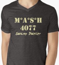 MASH 4077 Swamp Dweller - Pale Men's V-Neck T-Shirt